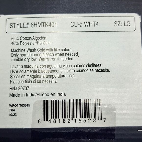 Levis Mens Ribbed Tank Top Shirt 4 Pack Premium Soft Cotton White Size Large - Picture 5 of 6